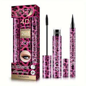 Matching Black Eye Mascara and Eye Liner